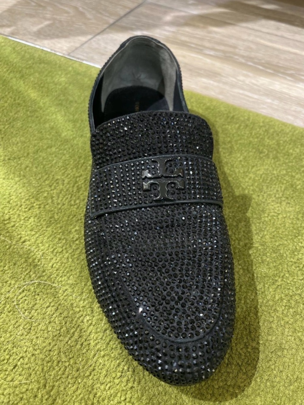 Tory Burch Everly Mini Loafer Embellished Signature Leather Logo Shoe-04